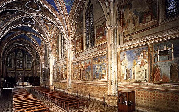 Elrontották az Assisi bazilika freskóinak restaurálását