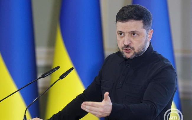 Ukrán elnök: a háború idén véget érhet, de fokozni kell a nyomást Oroszországra