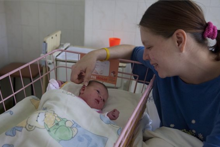 Újévi baba - Az első vidéki baba Somogyban született
